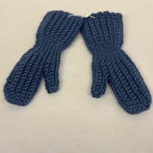 Mittens Handmade Child blue New